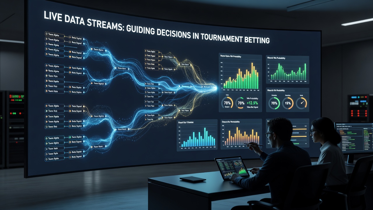 Dashboard showing live pattern recognition overlays on tournament bracket betting interface