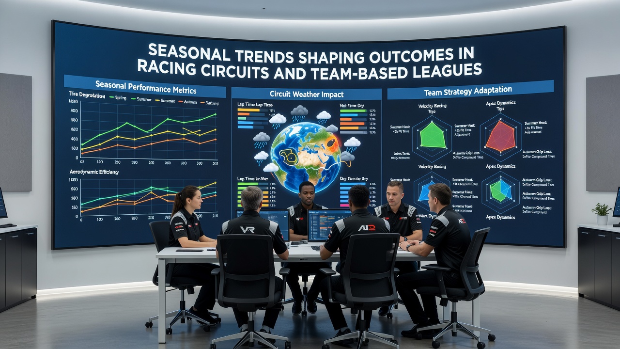 Team athletes reviewing performance data during a seasonal transition period in a league competition